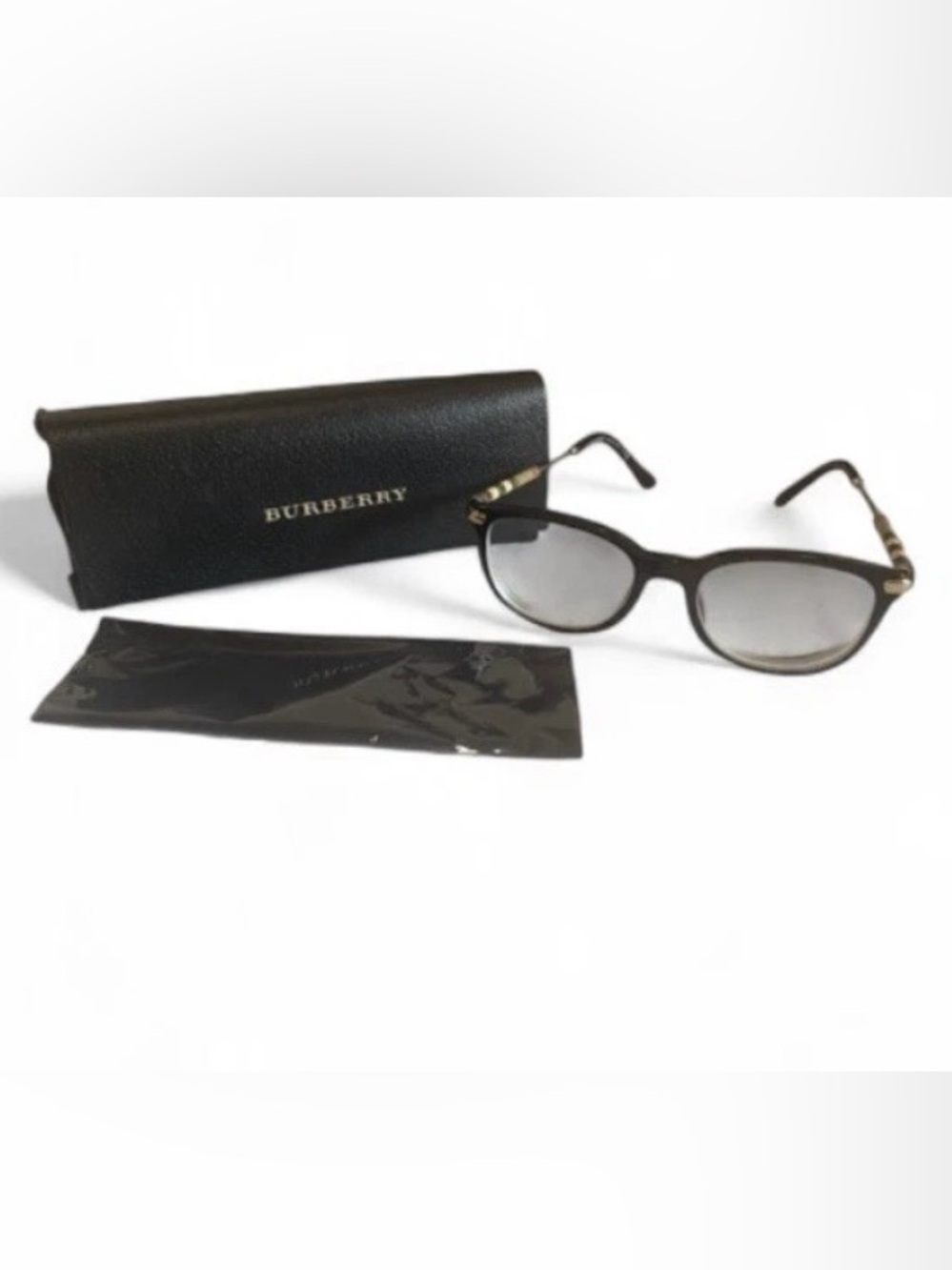 Burberry BE2255Q Black & Light Gold Square Shape Women Acetate Eyeglasses